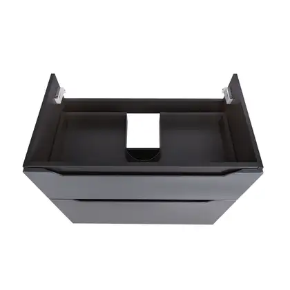 Комплект Qtap Albatross 810х825х460 Graphite тумба напольная + раковина врезная  QT1471TNВ8023080CG