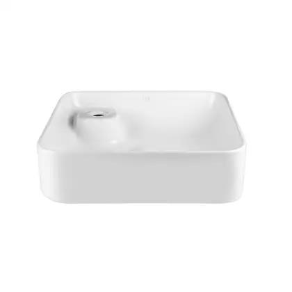 Раковина Qtap Stork 400х400х140 White с донным клапаном QT1511A057TW