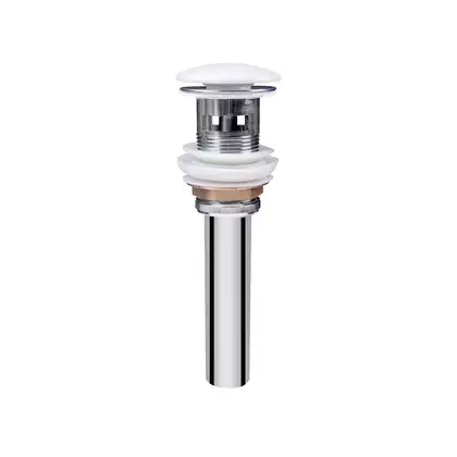 Раковина подвесная моноблок Qtap Virgo 1000х410х360 White с донным клапаном QT1811G760W