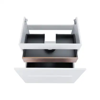 Тумба подвесная Qtap Virgo 700х580х437 White/Whitish oak QT1874TPА701W (QT1874TPА701WWO)