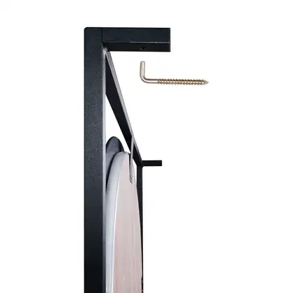 Зеркало Qtap Taurus 700х850х140 Black/Whitish oak с LED-подсветкой QT2478ZP800BWO