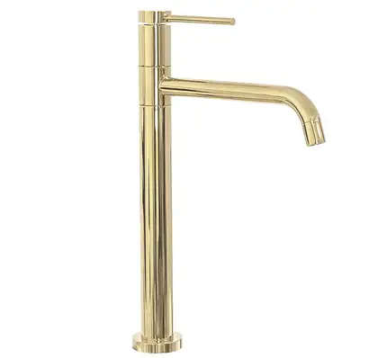 Rea Lugano Slim Gold Змішувач для раковини, золотий (REA-B5002)