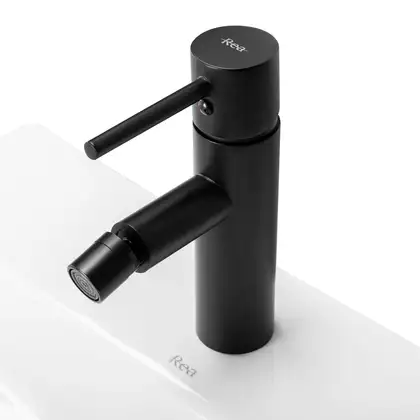 Rea TESS BLACK Змішувач для біде, чорний (REA-B5006)