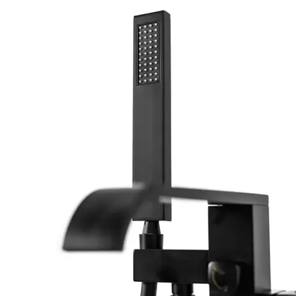 Смеситель для ванны REA CARAT BLACK черный напольный (REA-B5423)