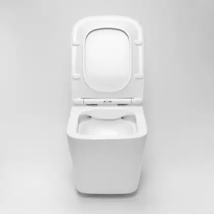 Rea RAUL RIMLESS Підвісний унітаз, білий (REA-C9660)