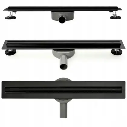 Rea Neo Slim Pro Black Трап для душу, чорний (REA-G8901)