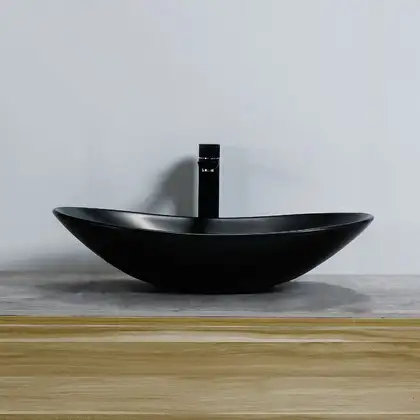 Умывальник (раковина) REA ROYAL 60 BLACK MAT накладной черный (REA-U0442)