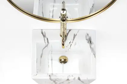 Умывальник (раковина) Rea DARIA MARBLE напольный (REA-U6678)