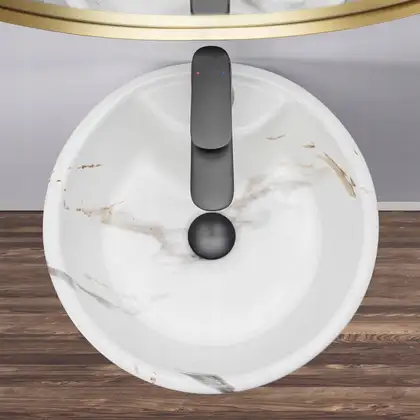 Умывальник (раковина) REA BLANKA MARBLE напольный (REA-U8704)