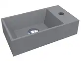 MIRAGGIO Умывальник COPPER 400 GRAY MIRASTONE (0000802)