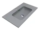 MIRAGGIO Умывальник DELLA 800 GRAY MIRASTONE (0000943)