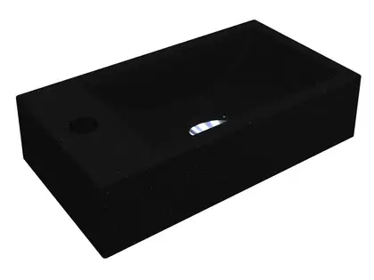 MIRAGGIO Умывальник FARO R BLACK MIRASTONE (0000399)
