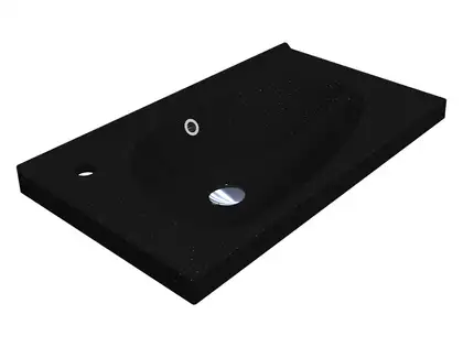MIRAGGIO Умывальник TITANIA BLACK MIRASTONE (0000445) MIRAGGIO Умывальник TITANIA BLACK MIRASTONE (0000445)