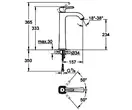 Змішувач на стільницю для раковини XL-розміру Grohe Grandera (23313000)
