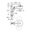 Душова система із перемикачем Grohe Euphoria System (27421002)