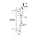 Душовий гарнітур Grohe Power &amp; Soul 160 (27750000)