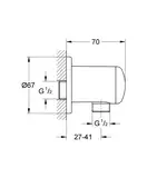 Шлангове підключення Grohe Relexa neutral (28671000)