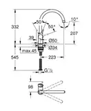 Змішувач для кухні Grohe BauClassic New (31234001)