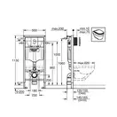 Grohe Rapid SL Система инсталляции 3 в 1, хром (38772001)