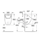 Grohe Bau Ceramic Пісуар, білий (39438000)