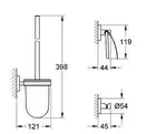 Набір аксесуарів 3 в 1 Grohe Essentials New (40407001)