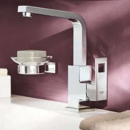 Grohe Eurocube Смеситель для умывальника L-Size, хром (23135000)