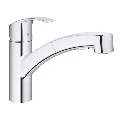 Змішувач для кухні з висувним виливом Grohe Eurosmart (30305000)