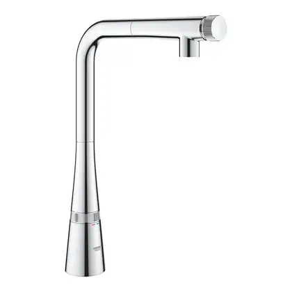 Змішувач для кухні з висувним виливом Grohe Zedra SmartControl (31593002)