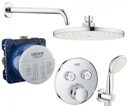Grohe Grohtherm Smartcontrol Набор для комплектации душа с New Tempesta Cosmopolitan 200 (3461400L) Grohe Grohtherm Smartcontrol Набор для комплектации душа с New Tempesta Cosmopolitan 200 (3461400L)