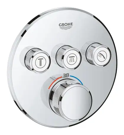 GROHE Grohtherm SmartControl Неперевершений душовий комплект із Rainshower New Tempesta 210 (34614SC2)