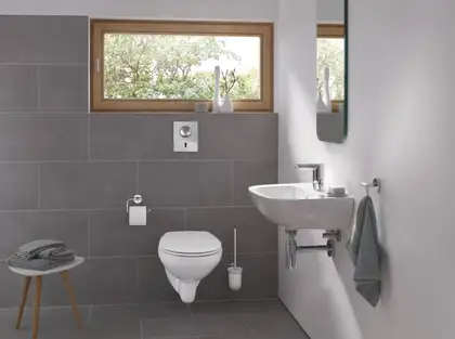 Grohe Bau Cosmopolitan E 6V Смеситель для умывальника, хром (36451000)