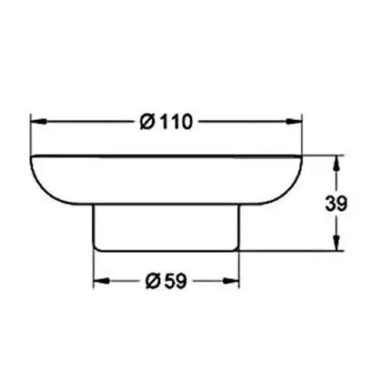 Мильниця Grohe Essentials New (40368001)