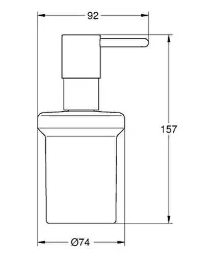 Дозатор рідкого мила Grohe Essentials New (40394001)
