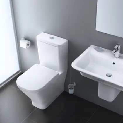 Roca GAP Компакт Унітаз з бачком та сидінням, білий (A34947800W)