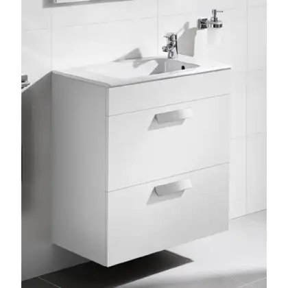 Умивальник Roca Debba 605х360 мм + тумба під умивальник, білий (A855905806)