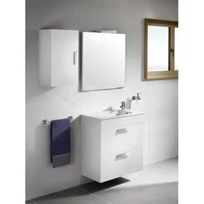 Умивальник Roca Debba 605х360 мм + тумба під умивальник, білий (A855905806)