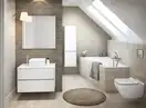 Cersanit Шафка під умивальник CREA 80 White mount countertop на стільницю Церсаніт (FZZW1008711564)