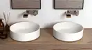 Cielo Shui Comfort Умивальник накладний круглий, білий (SHCOLAT40 white)