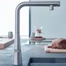 Змішувач для кухні з висувним виливом Grohe Zedra SmartControl (31593DC2)