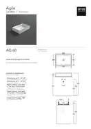 Simas Agile AG 60 Умивальник, чорний матовий (AG60NM)