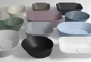 Simas Wave 42 Умивальник накладний, білий мат (WA01WM)