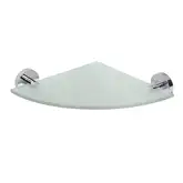 Поличка скляна кутова 104102012 Omega: 250x250 mm Bemeta,Чехія