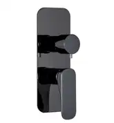 Fima Carlo F3729X6NS Накладка Quad , на два-три виходи , black matt   Fima ІТАЛІЯ
