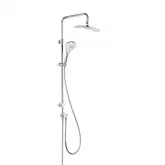 Fizz Dual Shower System 6709105-00 верхній душ+ручний душ, хром Kludi НІМЕЧЧИНА