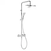 Fizz Dual Shower System з термостатом 6709505-00 верхній душ+ручний душ (розпродаж) Kludi НІМЕЧЧИНА