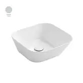 Simas Wave 42 квадрат Раковина накладна, матова (WA03TM)
