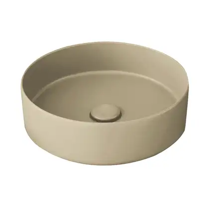 SHCOLAT40 AV Умивальник  Shui Comfort  накладний круг 40x40 Cielo ІТАЛІЯ (SHCOLAT40 AVena)