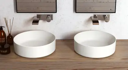 Cielo Shui Comfort Умивальник накладний круглий, білий (SHCOLAT40 white)