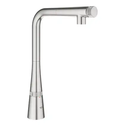 Змішувач для кухні з висувним виливом Grohe Zedra SmartControl (31593DC2)