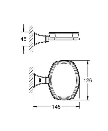 Grohe Тримач з мильницею (40628000)